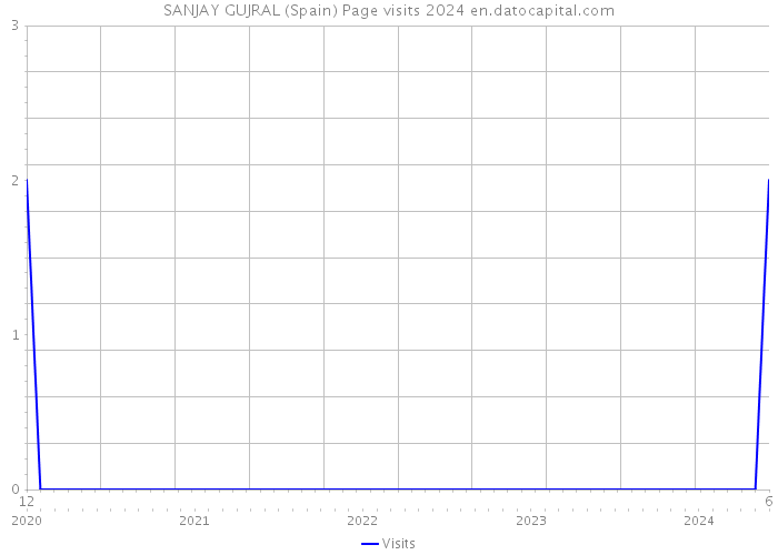 SANJAY GUJRAL (Spain) Page visits 2024 