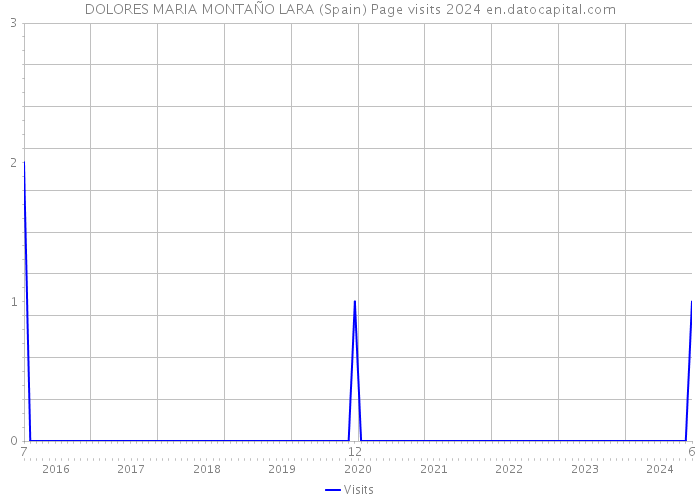 DOLORES MARIA MONTAÑO LARA (Spain) Page visits 2024 