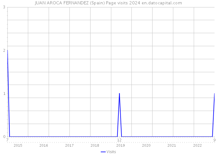 JUAN AROCA FERNANDEZ (Spain) Page visits 2024 