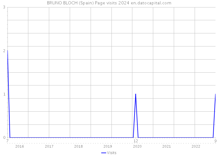 BRUNO BLOCH (Spain) Page visits 2024 