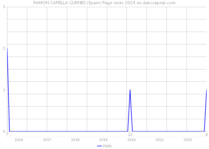 RAMON CAPELLA GURNES (Spain) Page visits 2024 