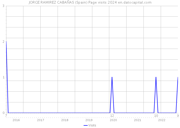 JORGE RAMIREZ CABAÑAS (Spain) Page visits 2024 