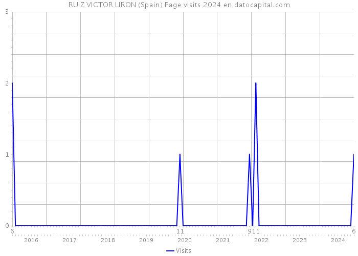 RUIZ VICTOR LIRON (Spain) Page visits 2024 