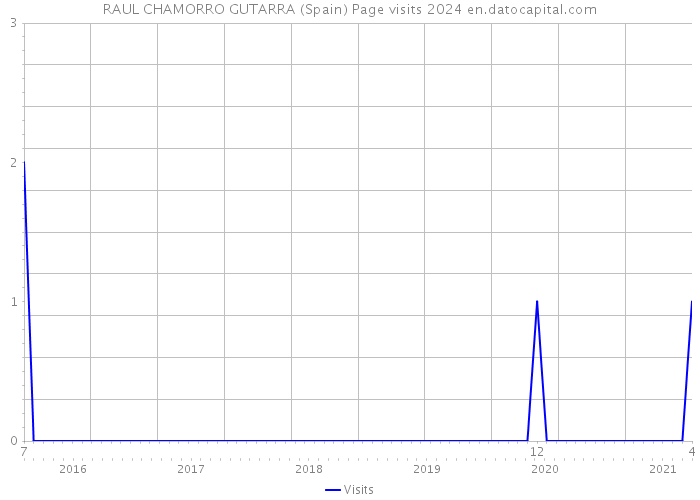 RAUL CHAMORRO GUTARRA (Spain) Page visits 2024 