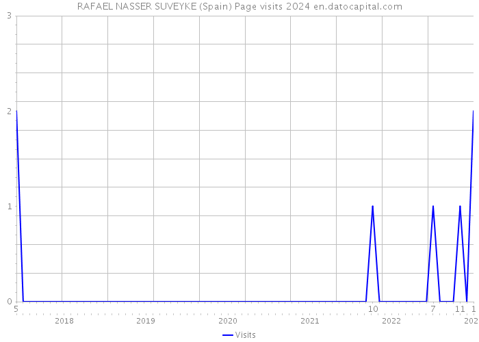 RAFAEL NASSER SUVEYKE (Spain) Page visits 2024 