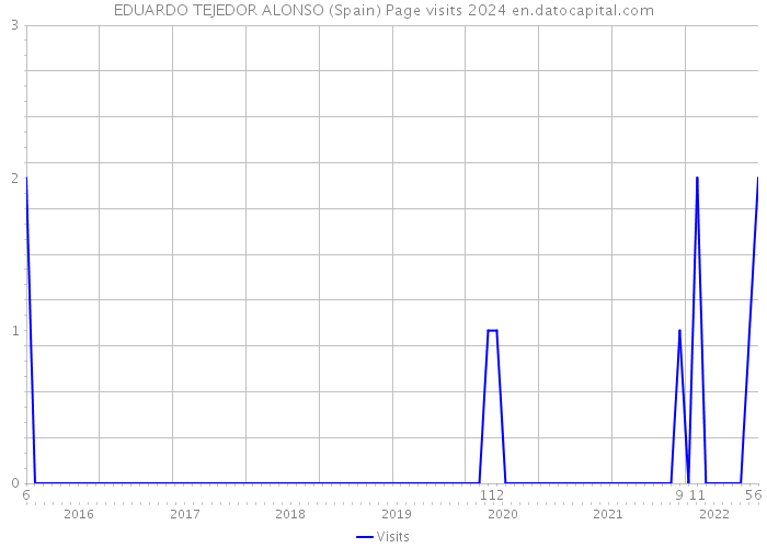 EDUARDO TEJEDOR ALONSO (Spain) Page visits 2024 