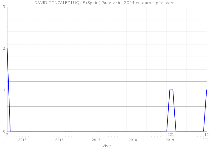 DAVID GONZALEZ LUQUE (Spain) Page visits 2024 