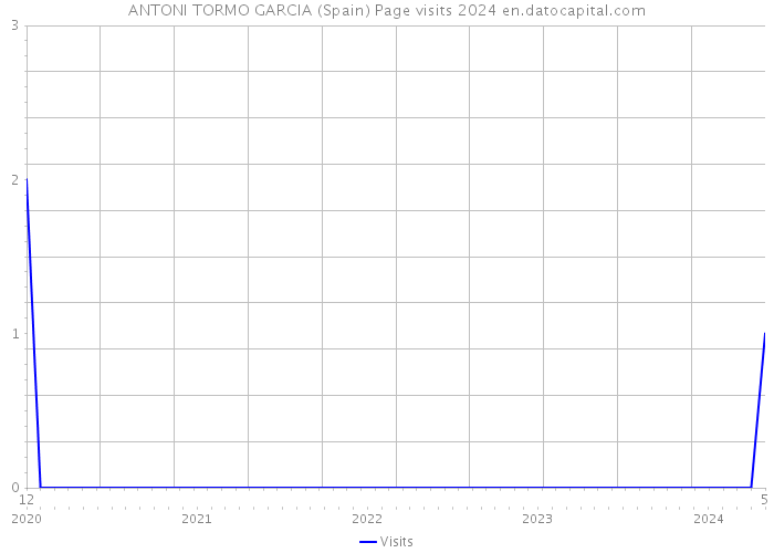 ANTONI TORMO GARCIA (Spain) Page visits 2024 