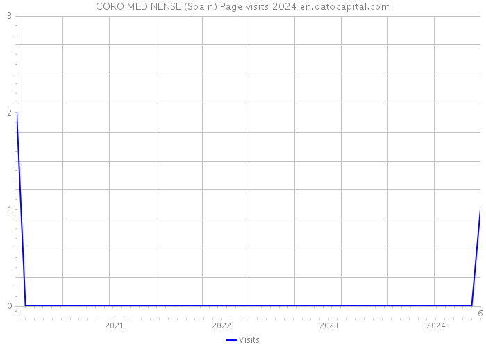 CORO MEDINENSE (Spain) Page visits 2024 