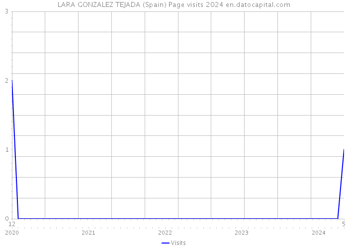 LARA GONZALEZ TEJADA (Spain) Page visits 2024 