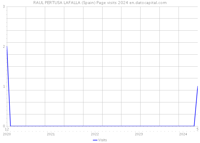 RAUL PERTUSA LAFALLA (Spain) Page visits 2024 