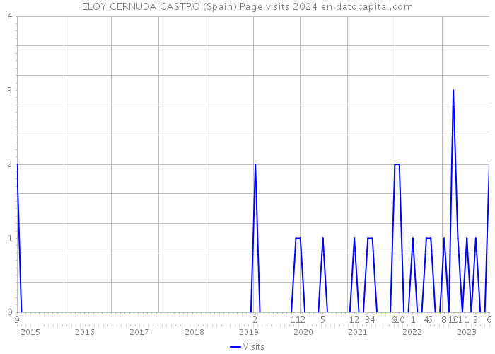 ELOY CERNUDA CASTRO (Spain) Page visits 2024 