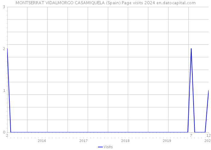 MONTSERRAT VIDALMORGO CASAMIQUELA (Spain) Page visits 2024 