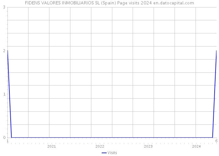 FIDENS VALORES INMOBILIARIOS SL (Spain) Page visits 2024 
