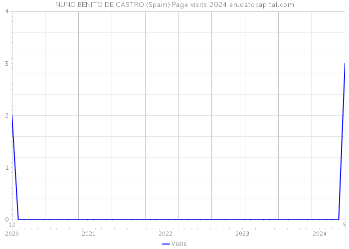NUNO BENITO DE CASTRO (Spain) Page visits 2024 