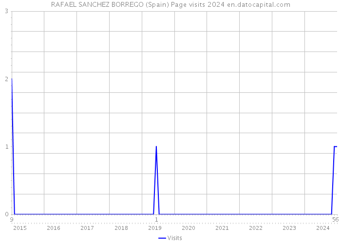 RAFAEL SANCHEZ BORREGO (Spain) Page visits 2024 