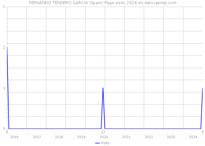 FERNANDO TENDERO GARCIA (Spain) Page visits 2024 