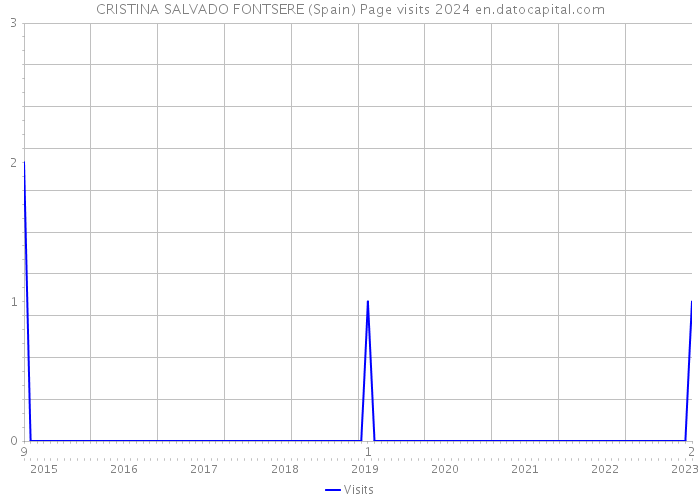 CRISTINA SALVADO FONTSERE (Spain) Page visits 2024 