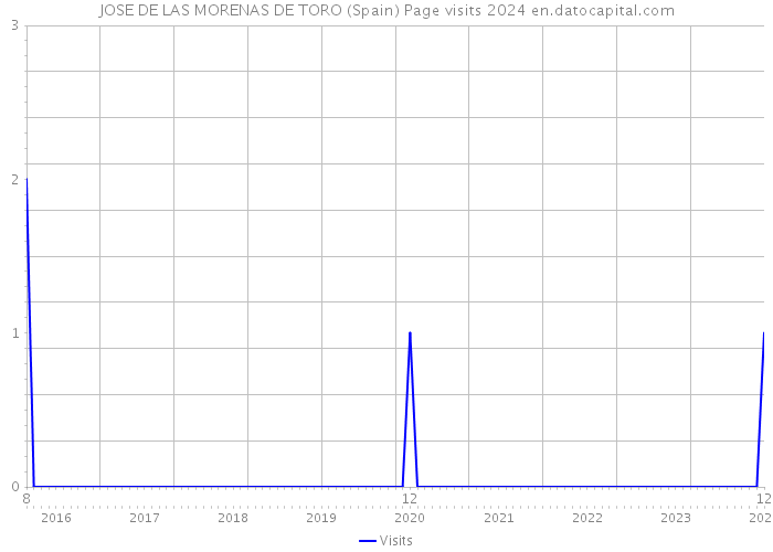 JOSE DE LAS MORENAS DE TORO (Spain) Page visits 2024 