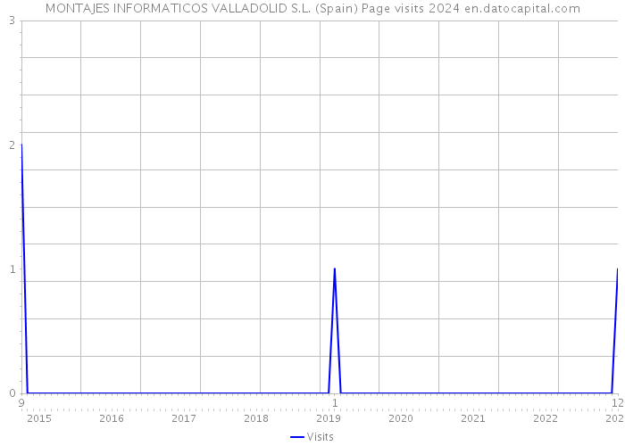 MONTAJES INFORMATICOS VALLADOLID S.L. (Spain) Page visits 2024 
