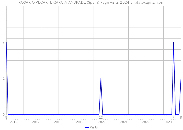 ROSARIO RECARTE GARCIA ANDRADE (Spain) Page visits 2024 