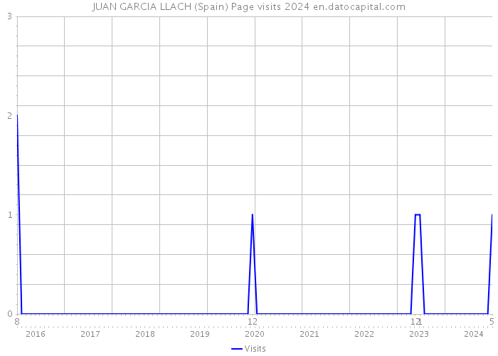 JUAN GARCIA LLACH (Spain) Page visits 2024 