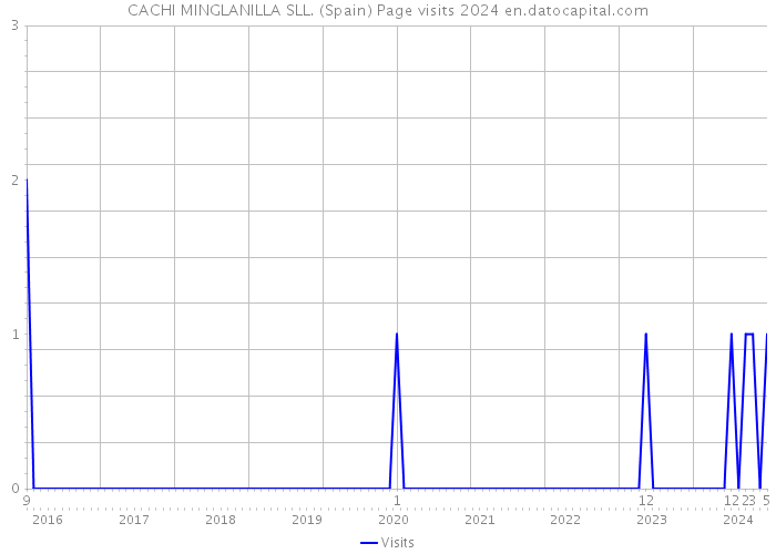 CACHI MINGLANILLA SLL. (Spain) Page visits 2024 