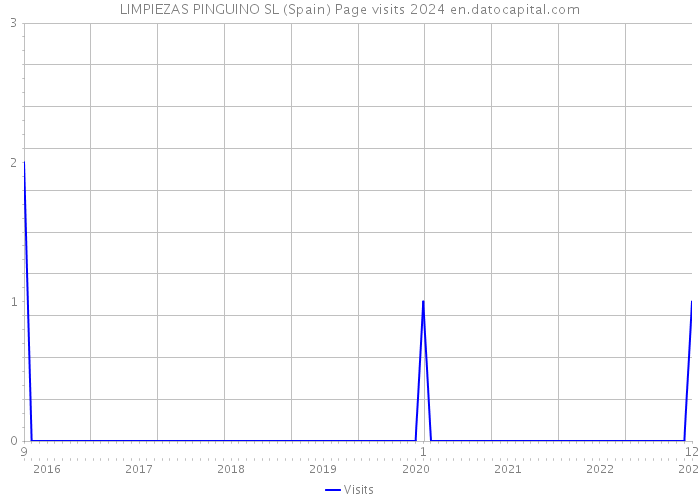 LIMPIEZAS PINGUINO SL (Spain) Page visits 2024 