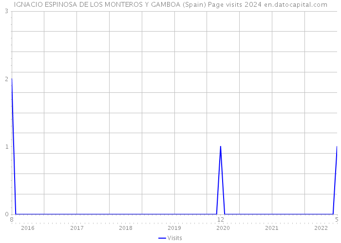 IGNACIO ESPINOSA DE LOS MONTEROS Y GAMBOA (Spain) Page visits 2024 