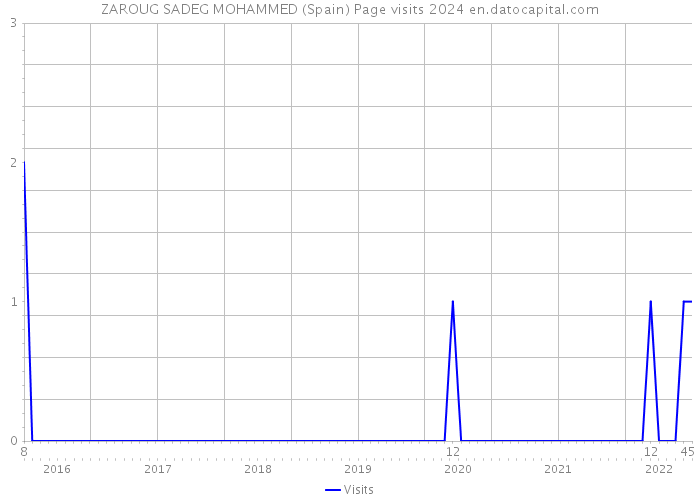 ZAROUG SADEG MOHAMMED (Spain) Page visits 2024 