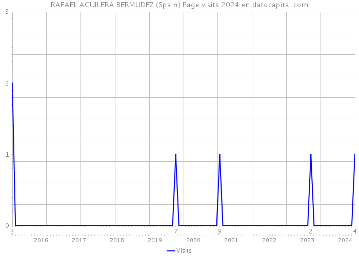 RAFAEL AGUILERA BERMUDEZ (Spain) Page visits 2024 