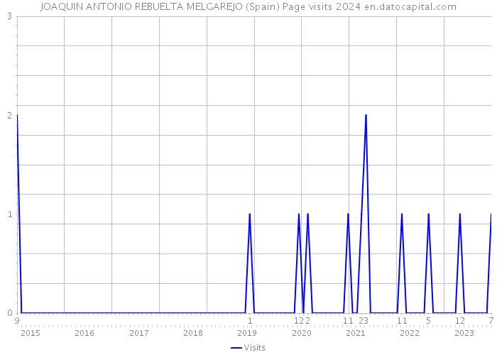 JOAQUIN ANTONIO REBUELTA MELGAREJO (Spain) Page visits 2024 