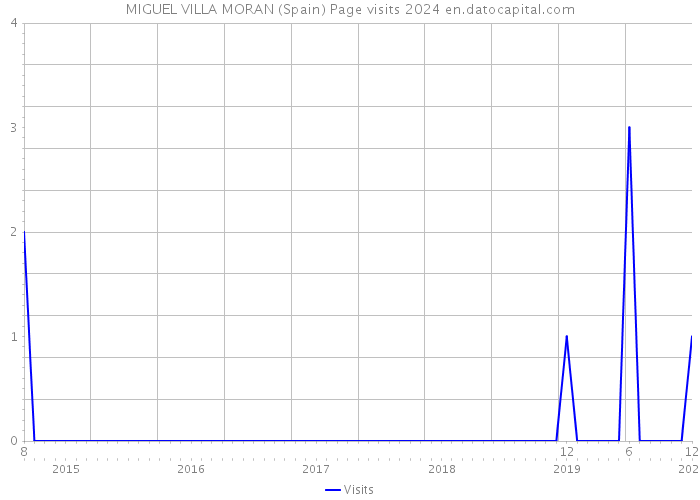 MIGUEL VILLA MORAN (Spain) Page visits 2024 
