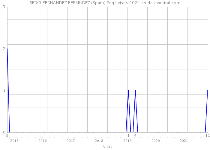 SERGI FERNANDEZ BERMUDEZ (Spain) Page visits 2024 