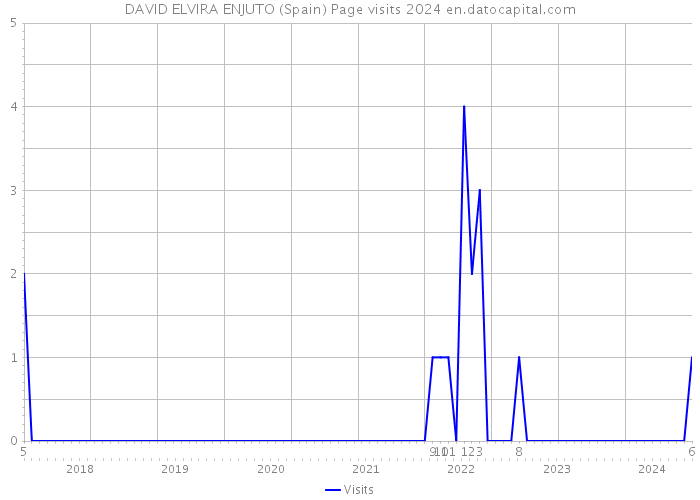 DAVID ELVIRA ENJUTO (Spain) Page visits 2024 