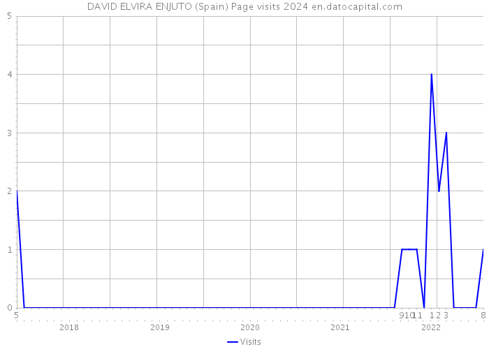 DAVID ELVIRA ENJUTO (Spain) Page visits 2024 