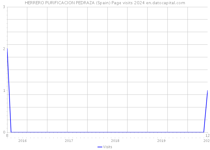 HERRERO PURIFICACION PEDRAZA (Spain) Page visits 2024 