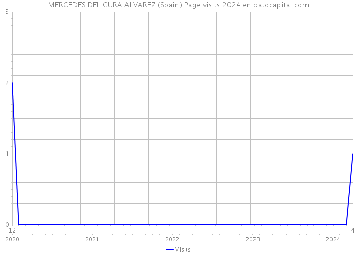 MERCEDES DEL CURA ALVAREZ (Spain) Page visits 2024 