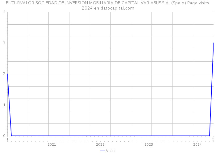 FUTURVALOR SOCIEDAD DE INVERSION MOBILIARIA DE CAPITAL VARIABLE S.A. (Spain) Page visits 2024 