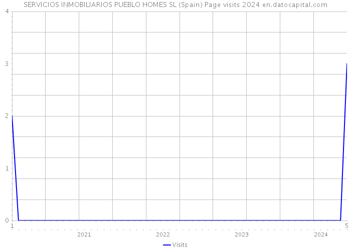 SERVICIOS INMOBILIARIOS PUEBLO HOMES SL (Spain) Page visits 2024 