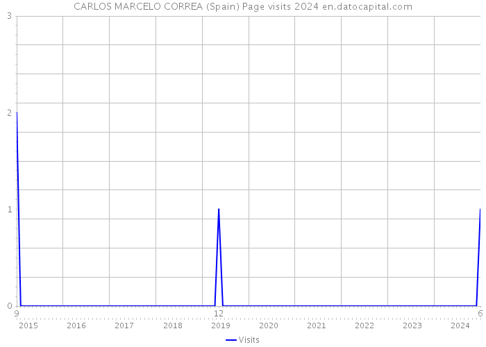 CARLOS MARCELO CORREA (Spain) Page visits 2024 