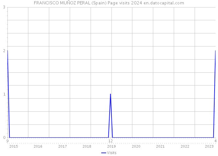 FRANCISCO MUÑOZ PERAL (Spain) Page visits 2024 