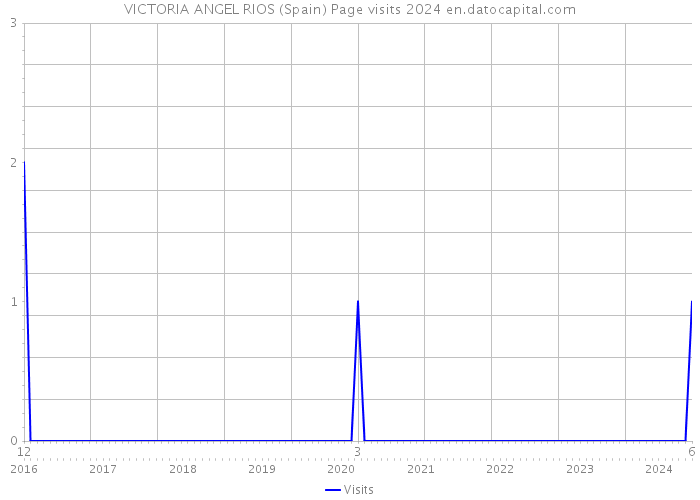 VICTORIA ANGEL RIOS (Spain) Page visits 2024 