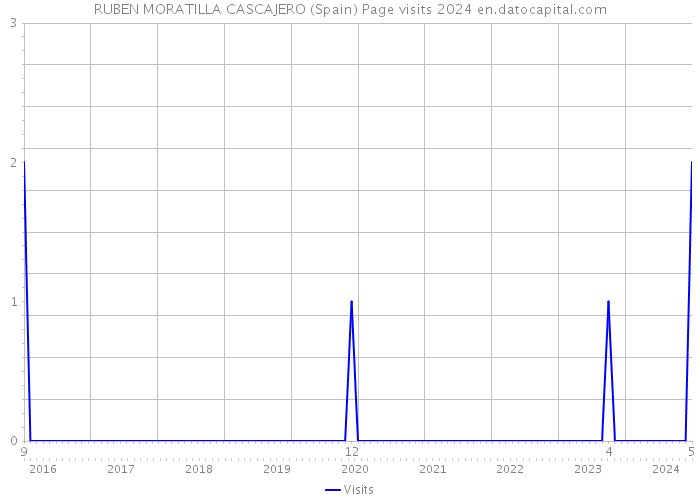 RUBEN MORATILLA CASCAJERO (Spain) Page visits 2024 