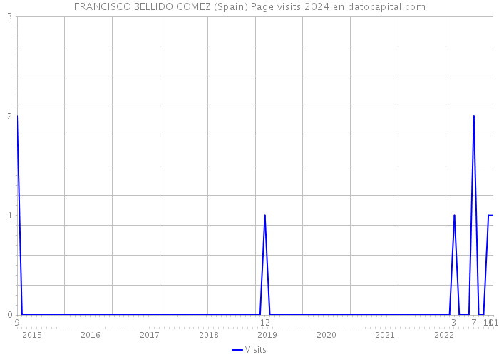 FRANCISCO BELLIDO GOMEZ (Spain) Page visits 2024 