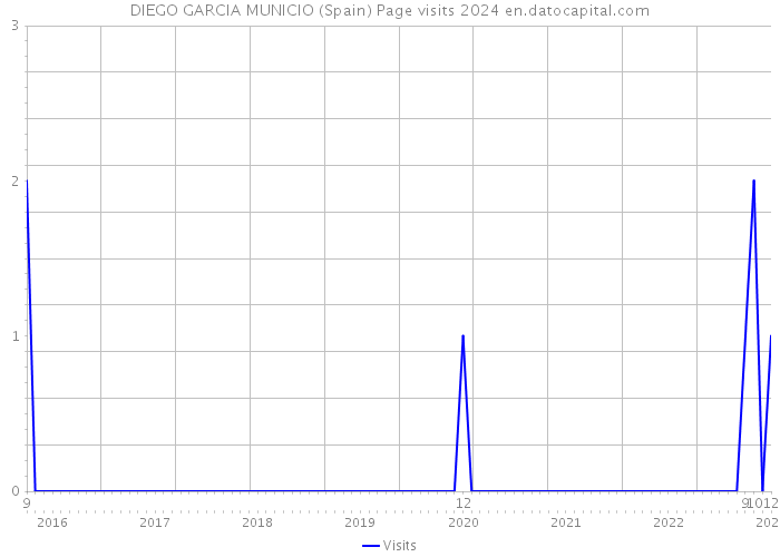 DIEGO GARCIA MUNICIO (Spain) Page visits 2024 