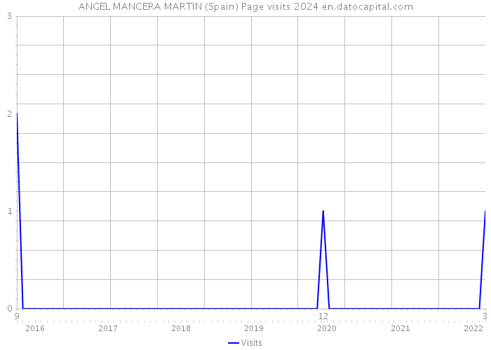 ANGEL MANCERA MARTIN (Spain) Page visits 2024 