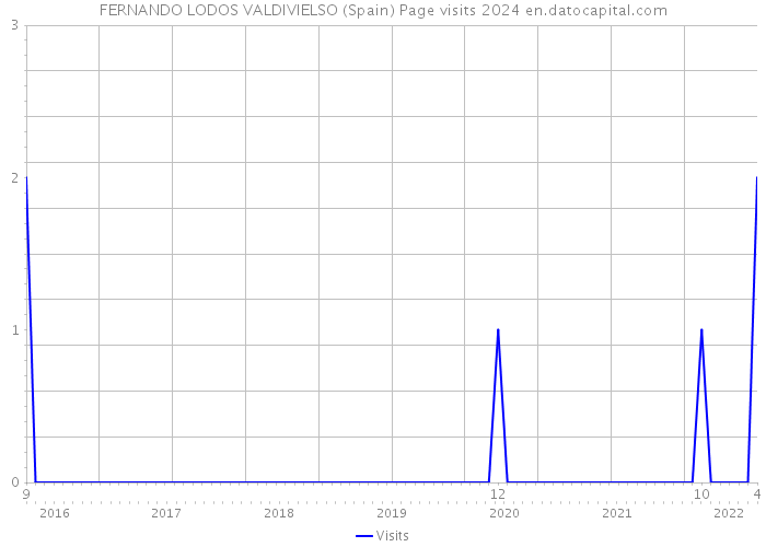 FERNANDO LODOS VALDIVIELSO (Spain) Page visits 2024 