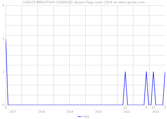 CARLOS BERASTAIN GONZALEZ (Spain) Page visits 2024 