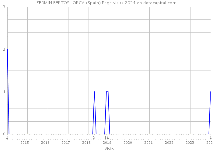 FERMIN BERTOS LORCA (Spain) Page visits 2024 